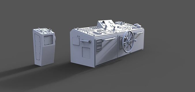 Control station 3D print model