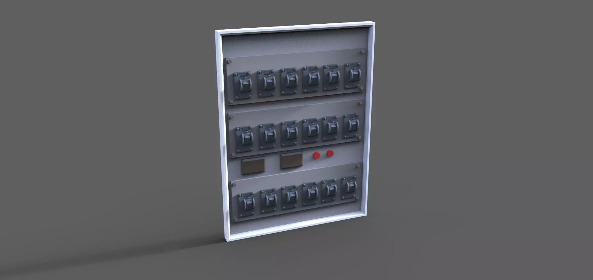 fuse box    fuse panel 3D print model_0
