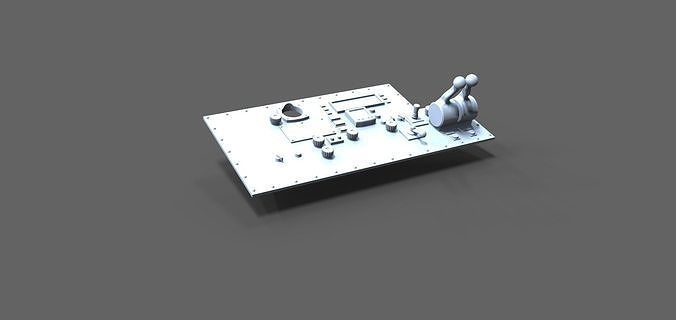 outside control position sea rescue cruiser 3D print model