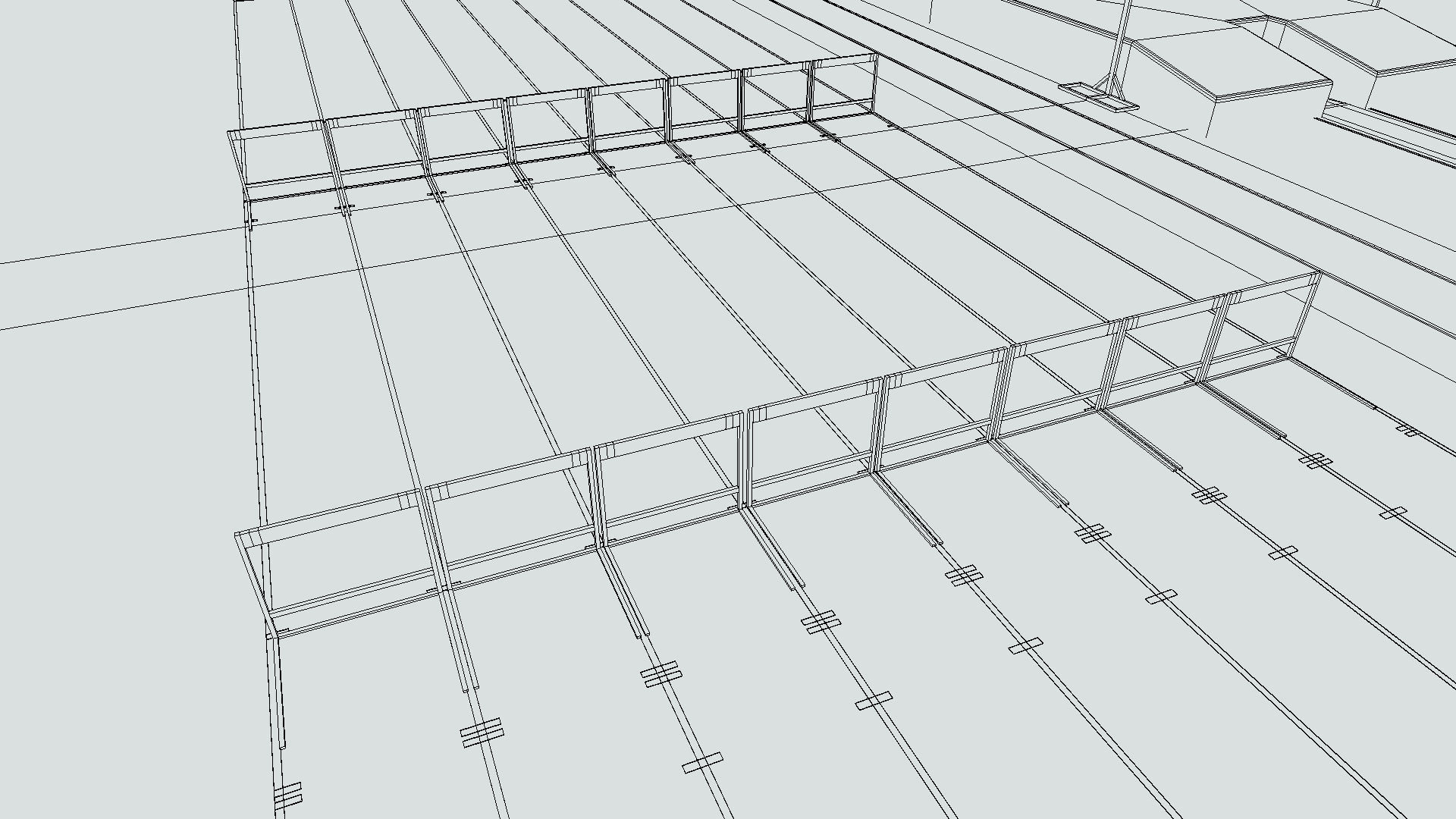 Athletics Track Low-poly 3D model_13