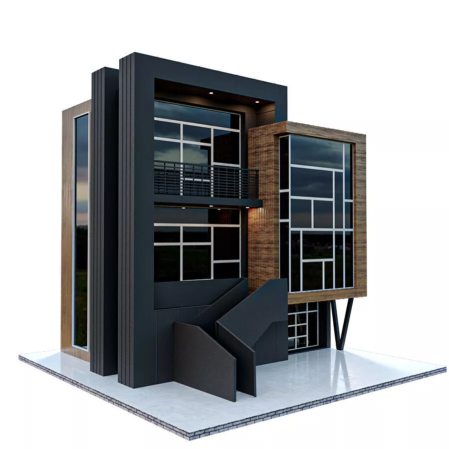 MODREN HOUSE N11 3D model