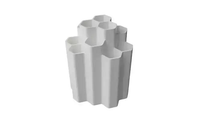 Honeycomb pencil holder 3D print model
