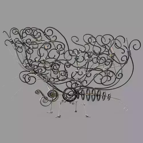 Steam Punk Butterfly 3D model