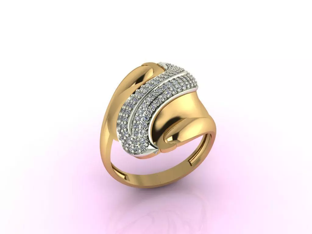 Women Ring 3D print model_0