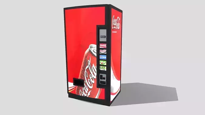 Vending Machine Low-poly 3D model