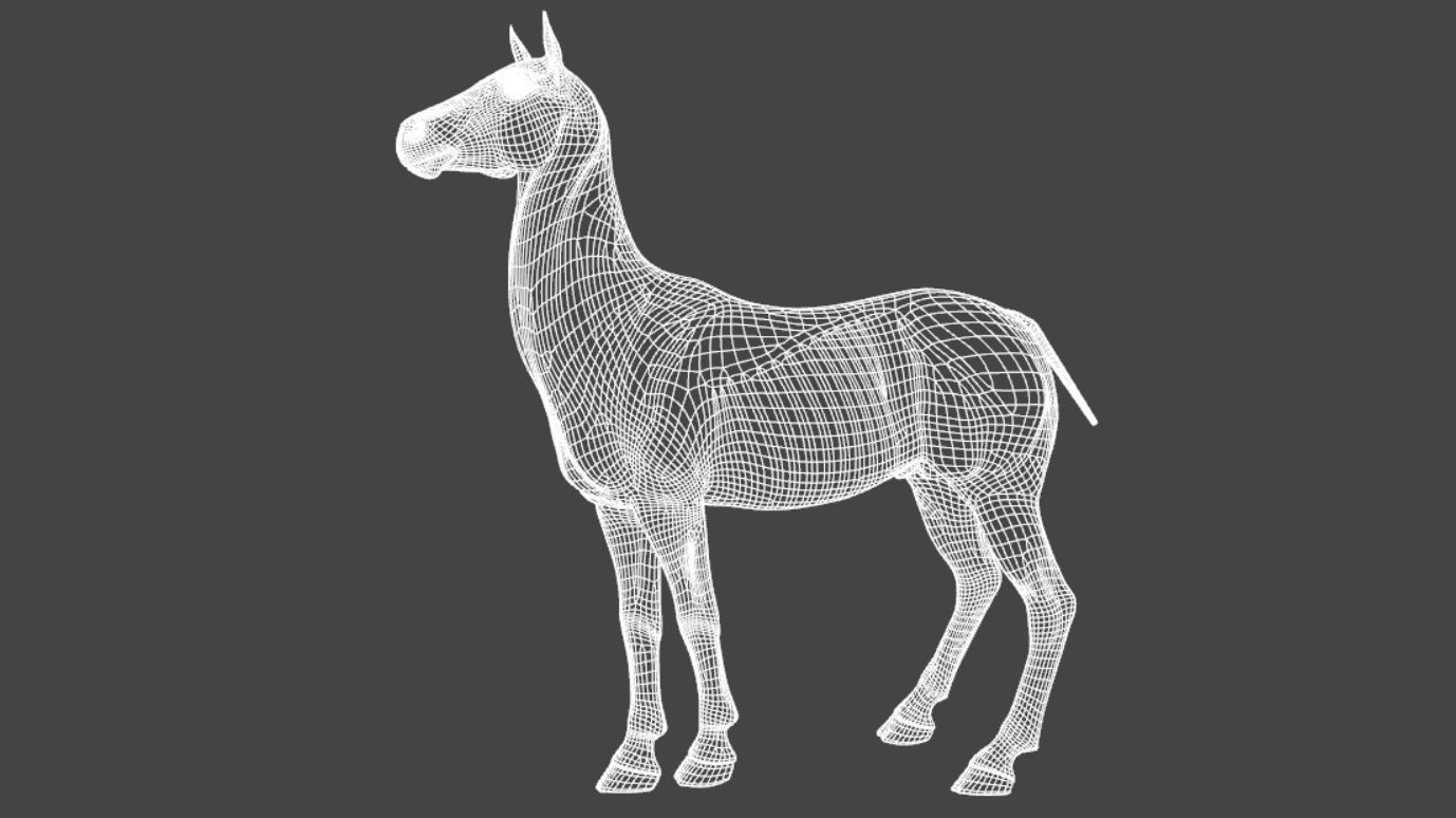 Horse 028 3D print model_11