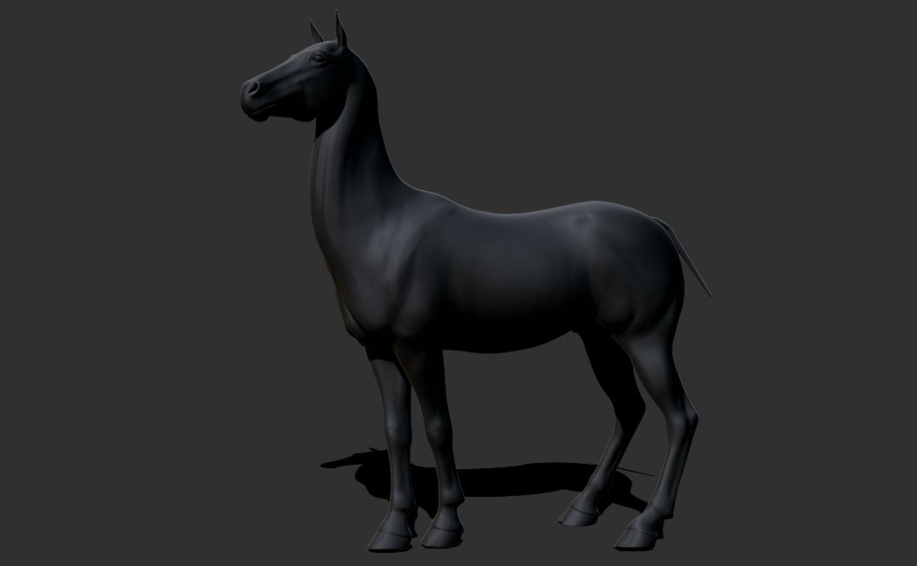 Horse 028 3D print model_9