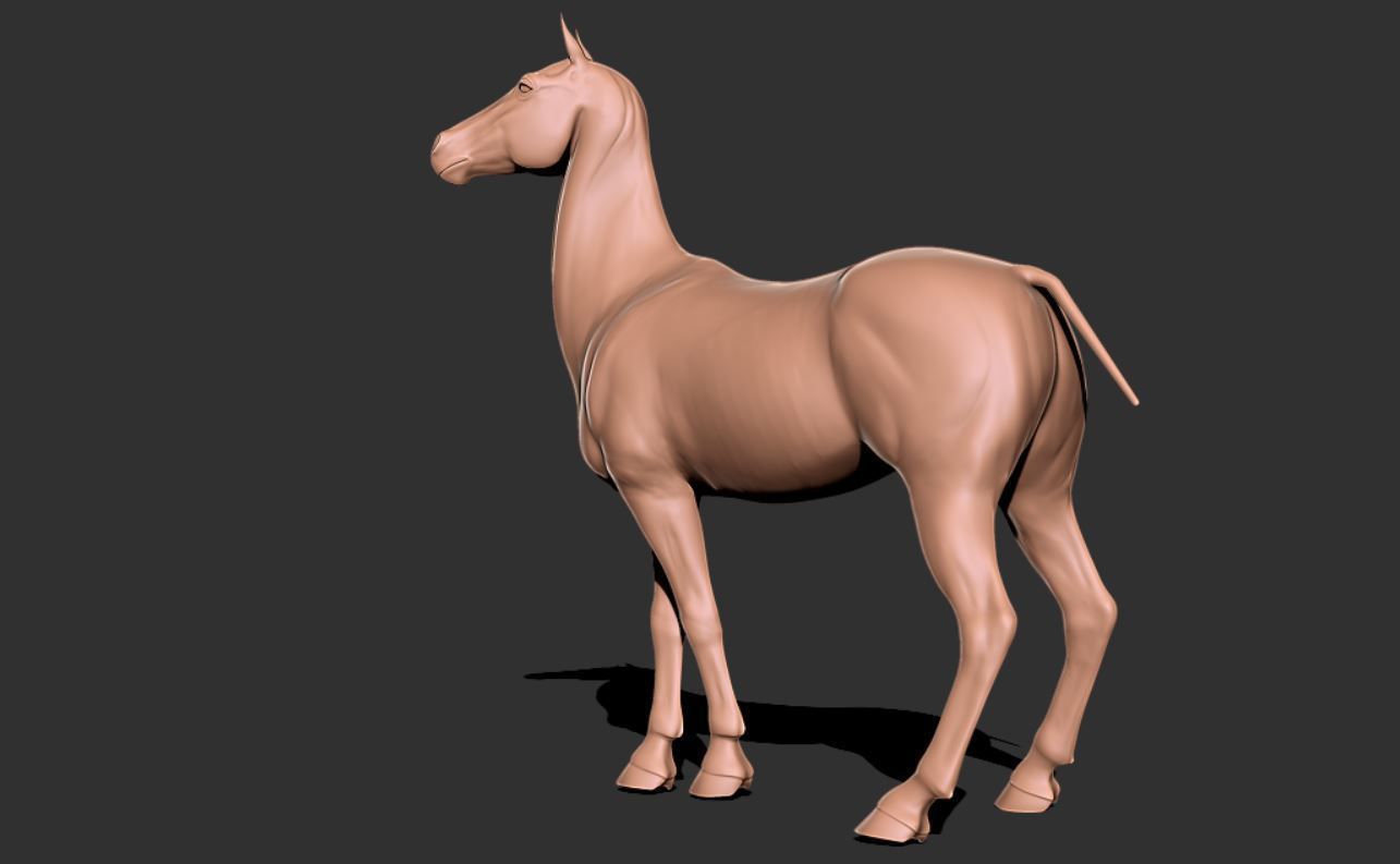 Horse 028 3D print model_5