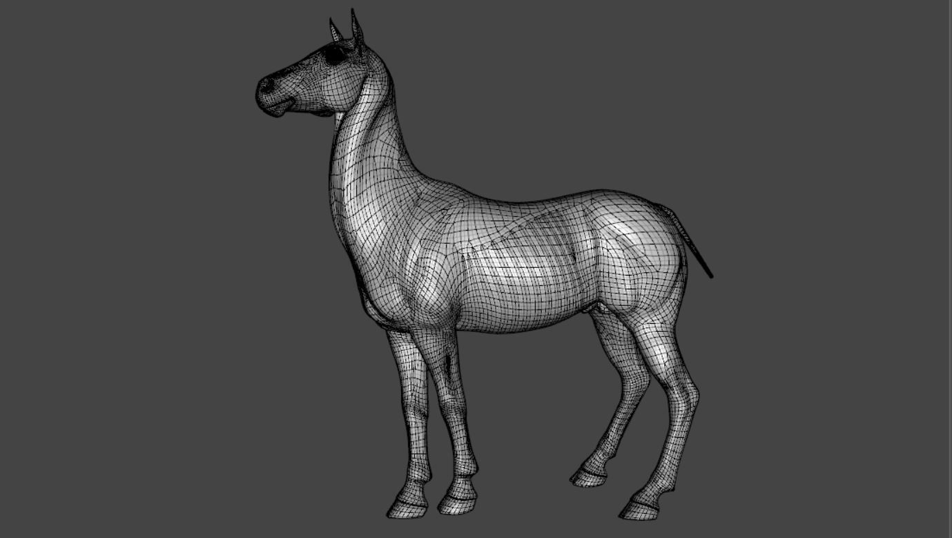 Horse 028 3D print model_12