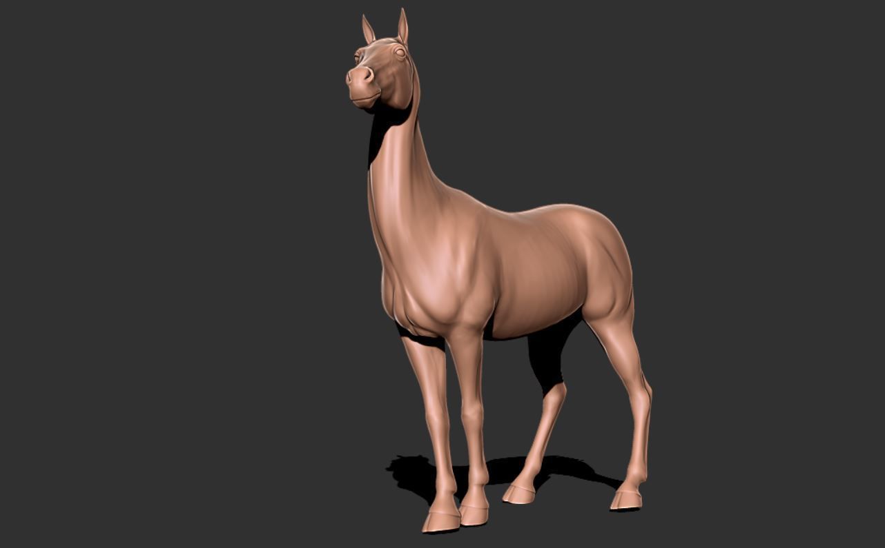 Horse 028 3D print model_7
