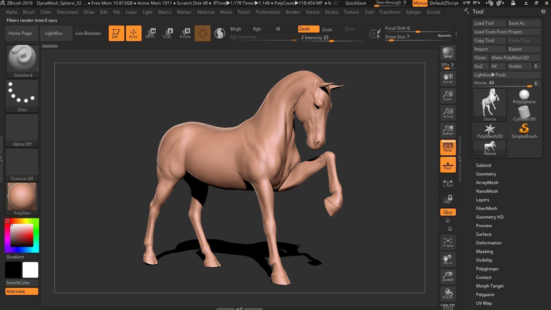 Horse 029 3D print model_14