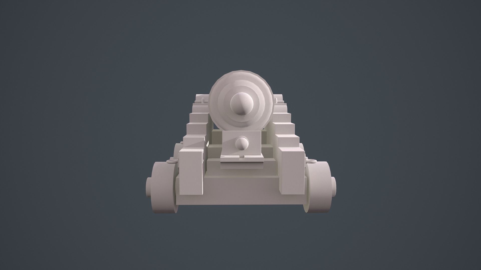 Cannon Ship  3D model_10