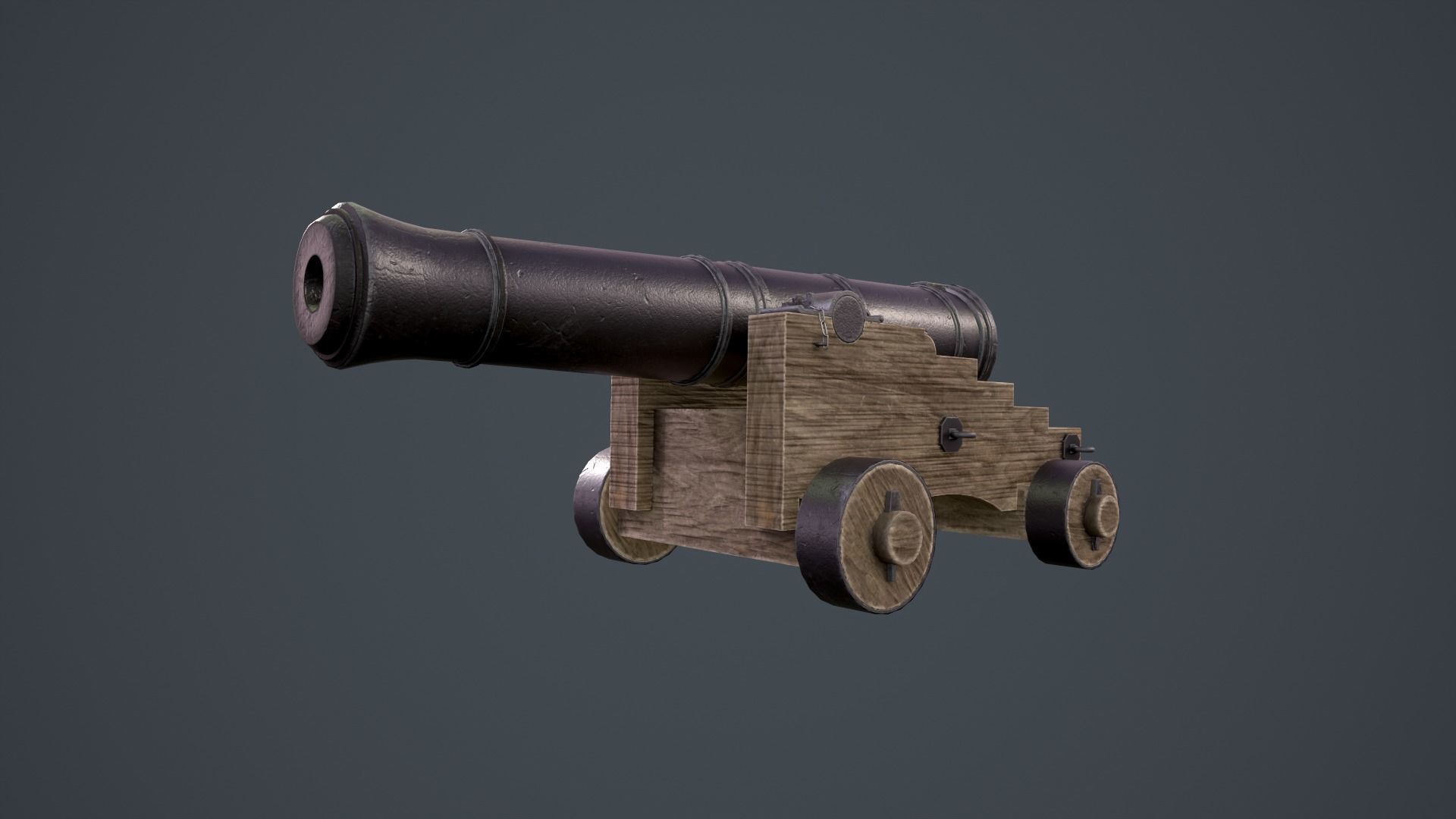 Cannon Ship  3D model_2