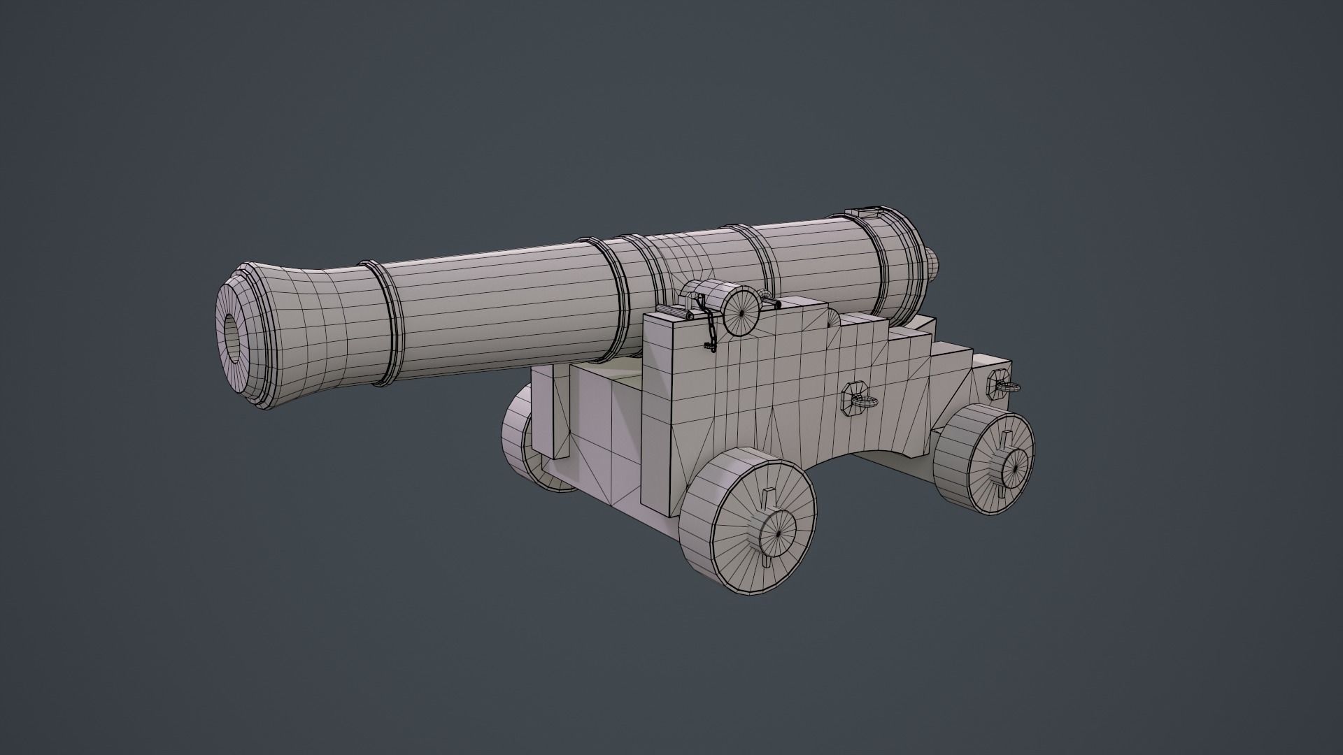 Cannon Ship  3D model_11