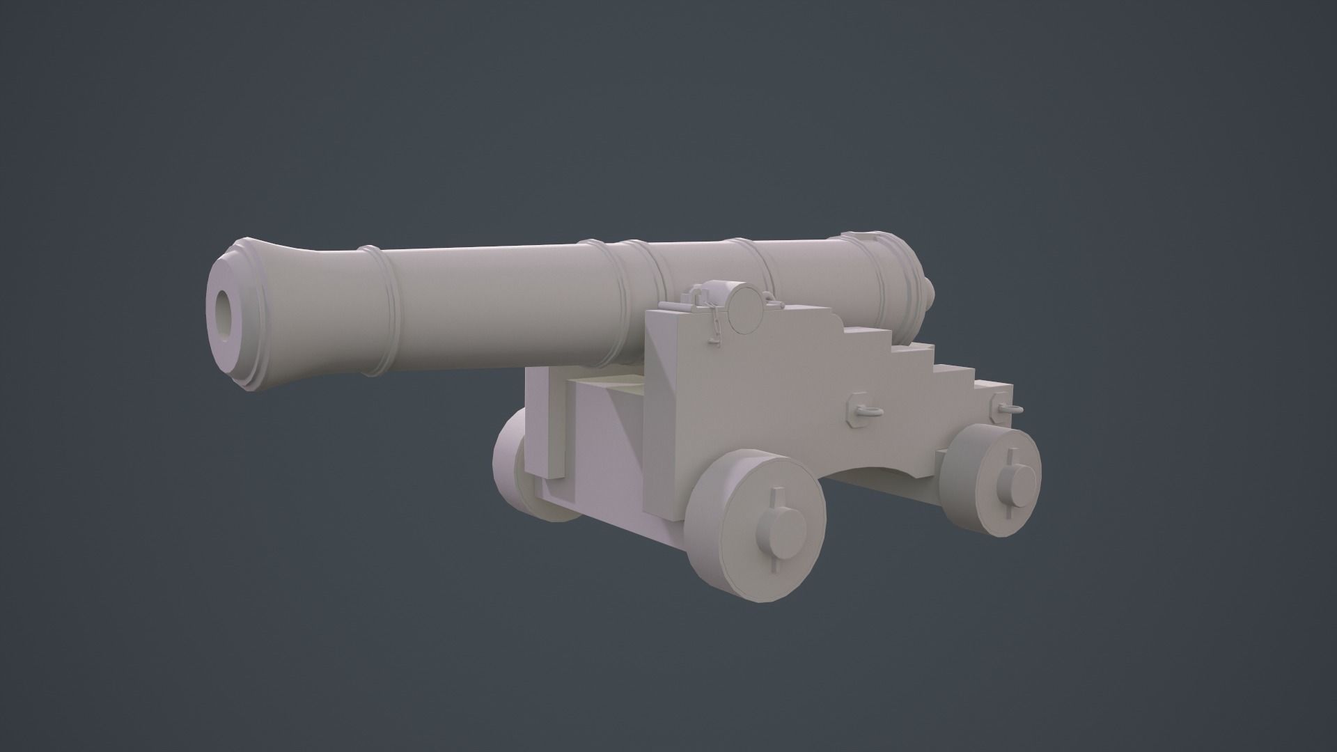 Cannon Ship  3D model_7