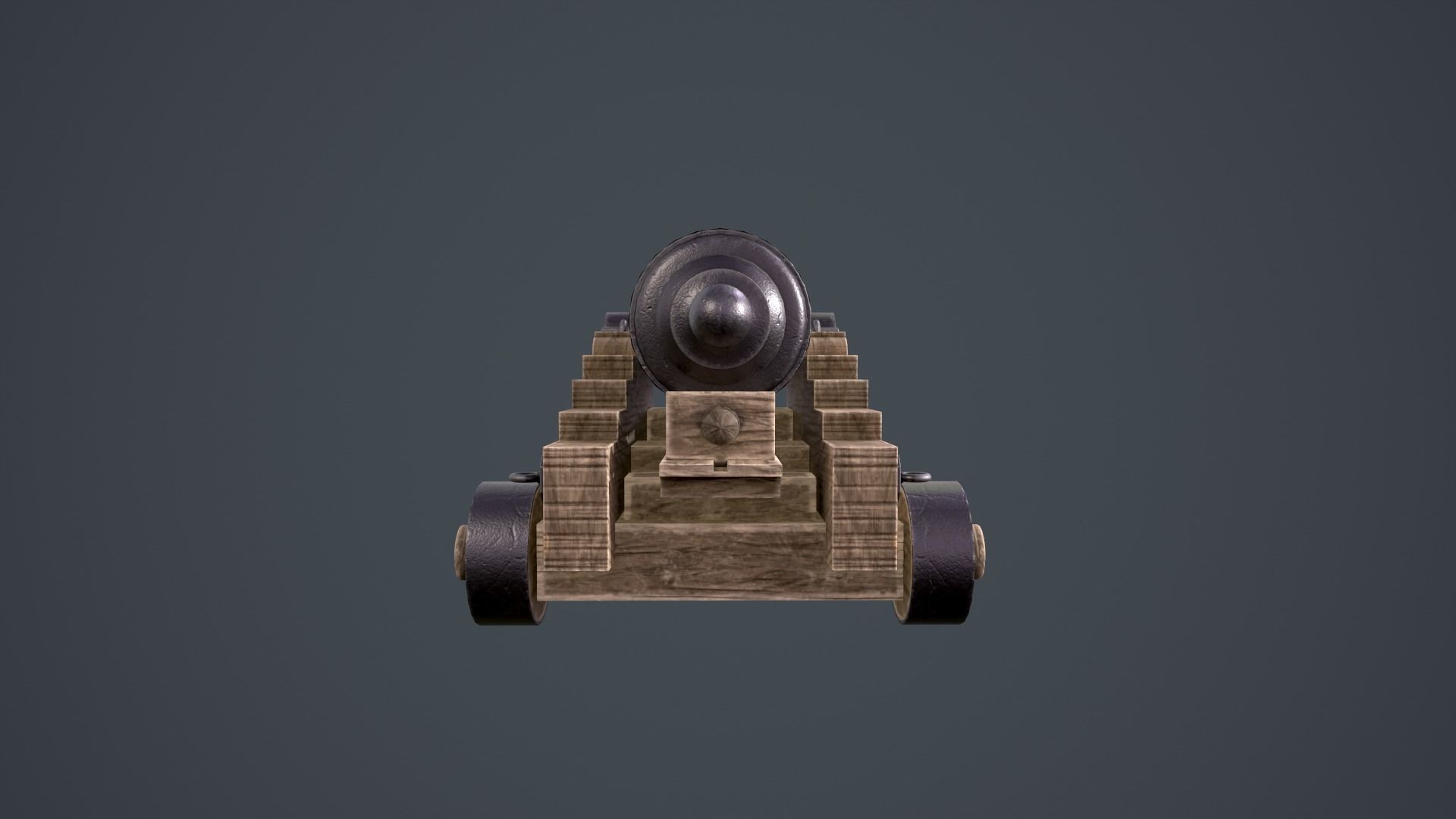 Cannon Ship  3D model_5