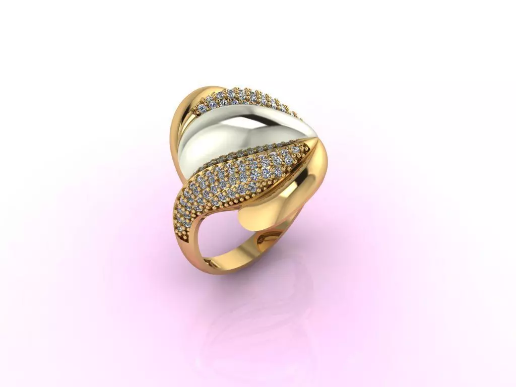 Women Ring 3D print model_0