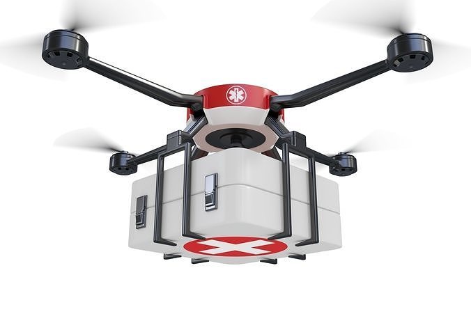 Medical Drone 3D model