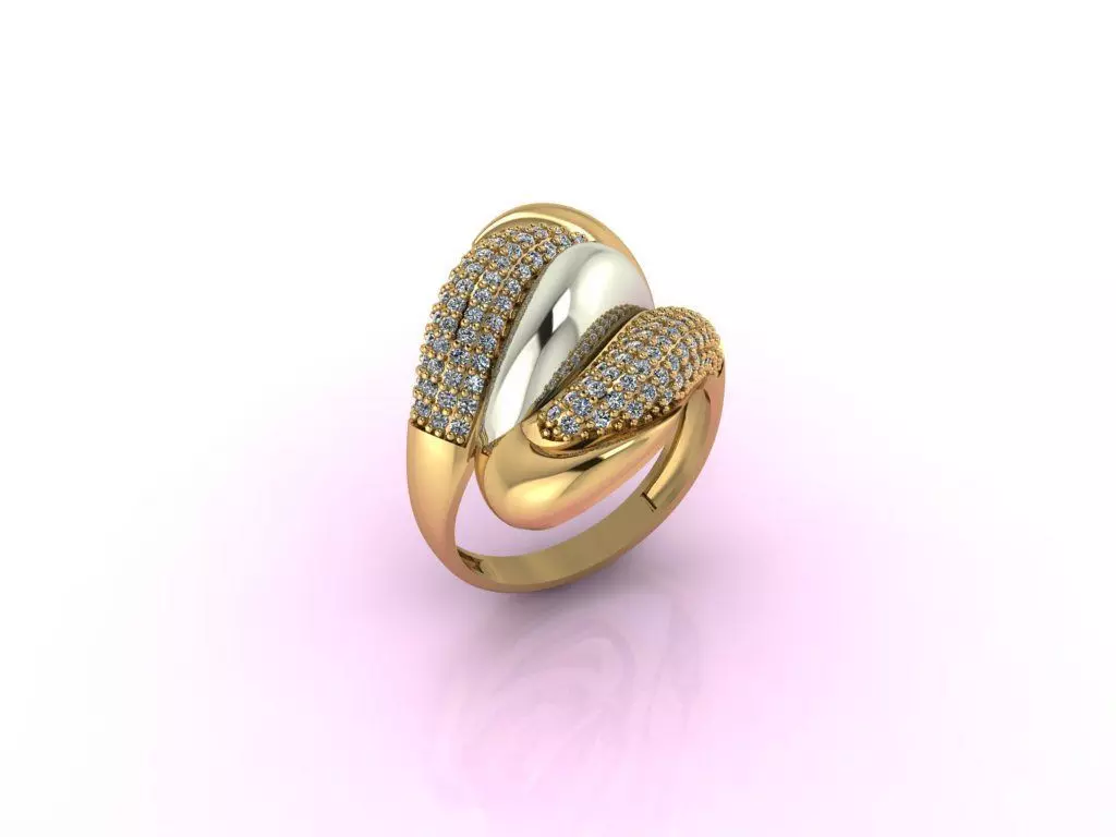 Women Ring 3D print model_0