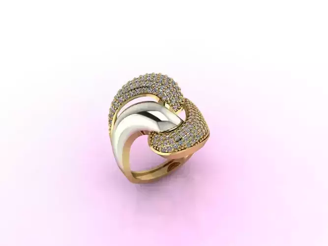Women Ring 3D print model Women Ring 3D print model
