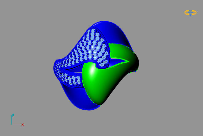 Women Ring 3D print model_1