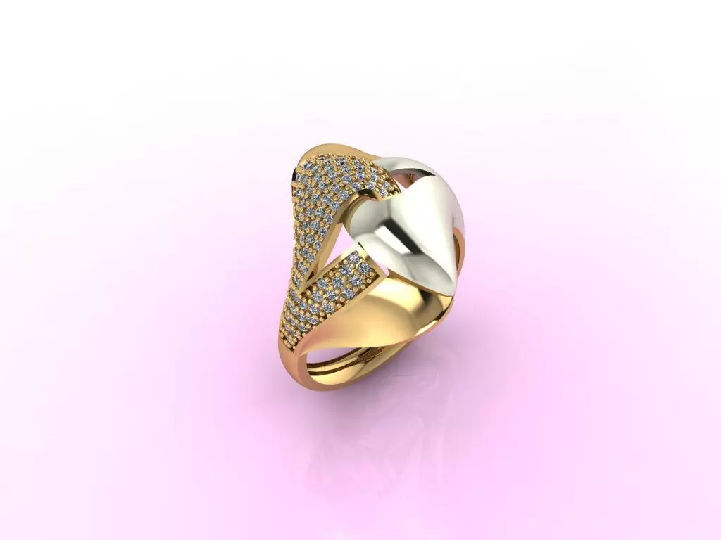 Women Ring 3D print model_0