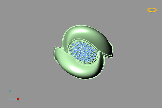 Women Ring 3D print model_2