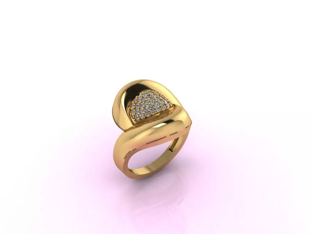 Women Ring 3D print model_0