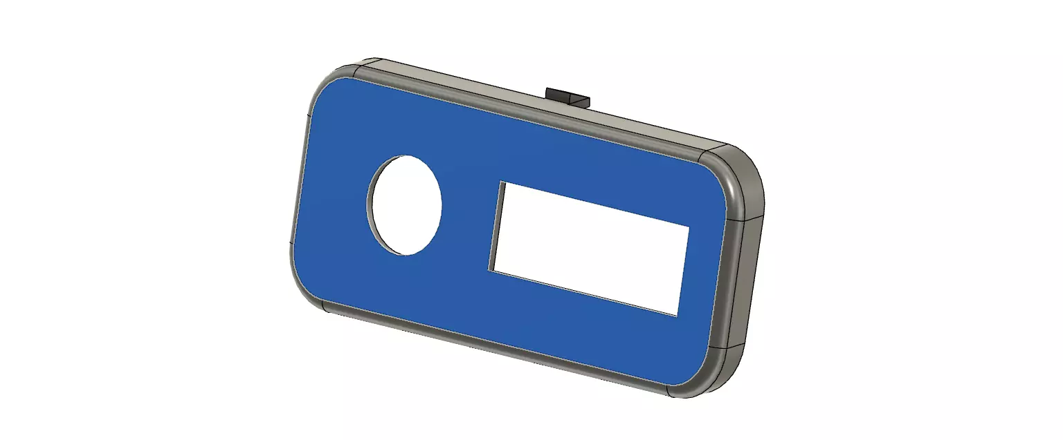 Freelander 1 dash clock trim 3D print model