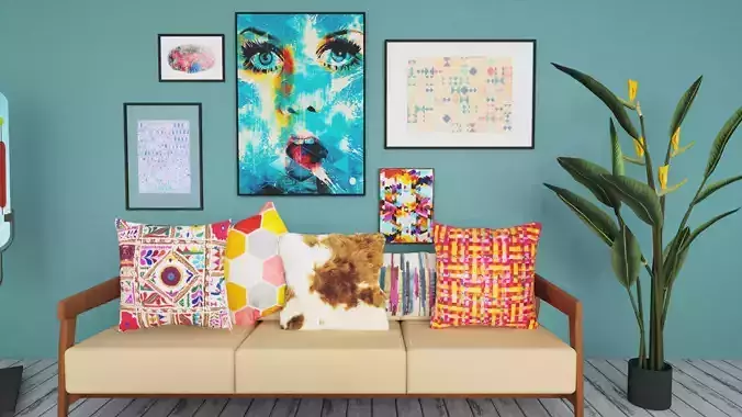 Bohemian Living room Style