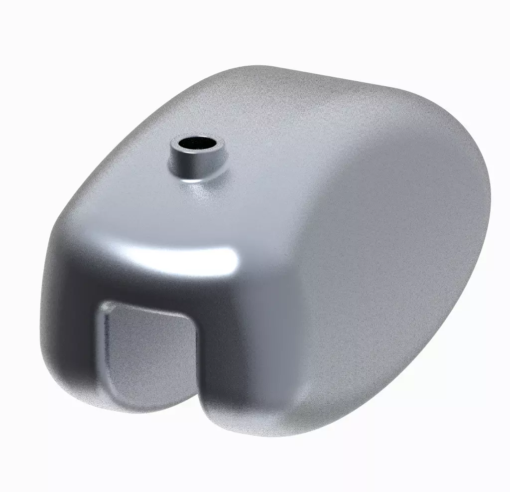 Classic Bike Fuel Tank 3D print model_0