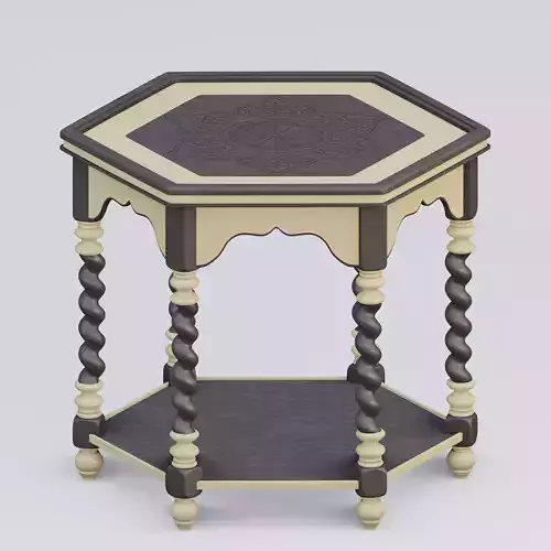 Moroccan twisted nightstand