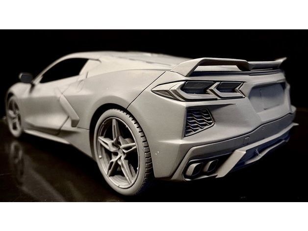 Chevrolet Corvette 2020 3D print model_2