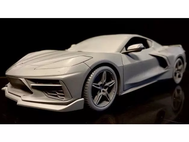 Chevrolet Corvette 2020 3D print model_0