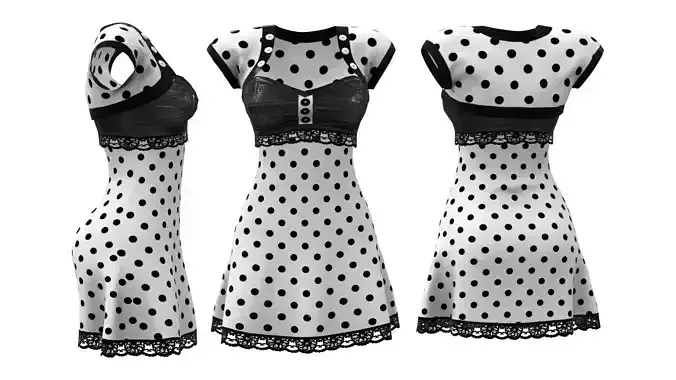 Retro Rockabilly Corset Dress