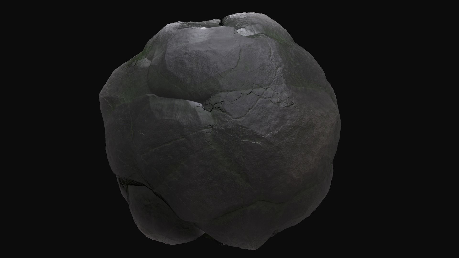 Random Stone Material Substance Designer  Low-poly 3D model_3
