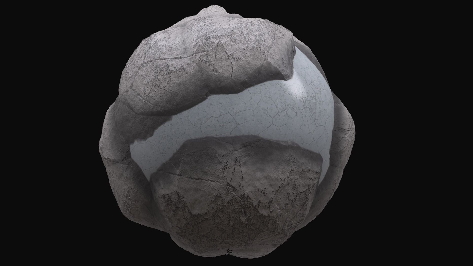Random Stone Material Substance Designer  Low-poly 3D model_7