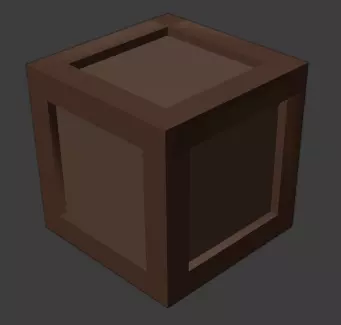 Cube Storage Box Free low-poly 3D model_0