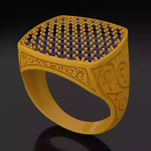 Engraved Ring for Men 