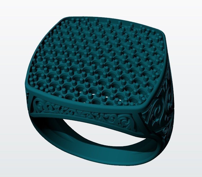 Engraved Ring for Men 3D print model_8