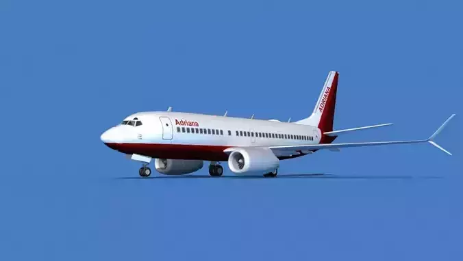 Boeing 737 MAX 7 Adriana 3D model