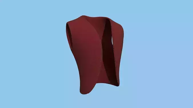 Red Pirate Vest - Character Design Fashion