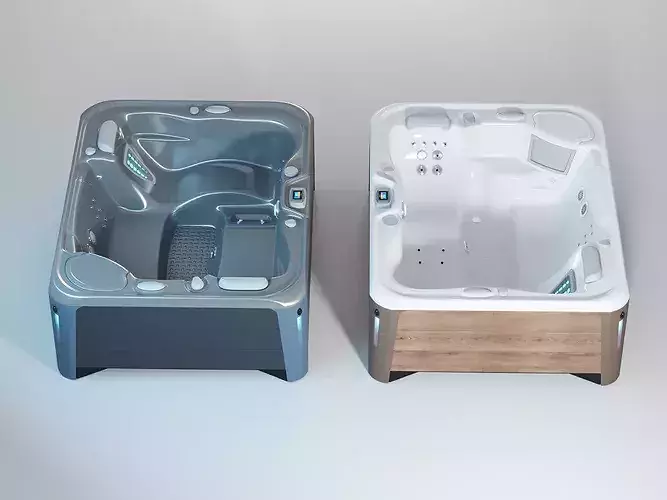 Jacuzzi Hot Tub Premium 4 Seat  3D model 2
