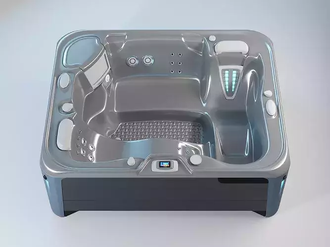 Jacuzzi Hot Tub Premium 4 Seat  3D model 7