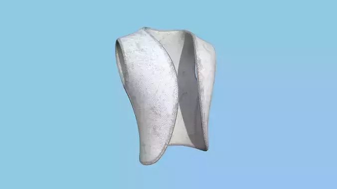 White Skull Pirate Vest - Character Design Fashion