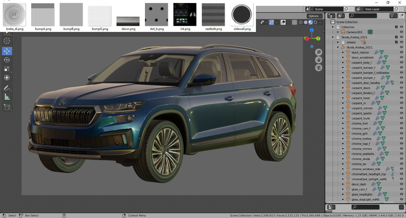 Skoda Kodiaq 2021 3D model_31