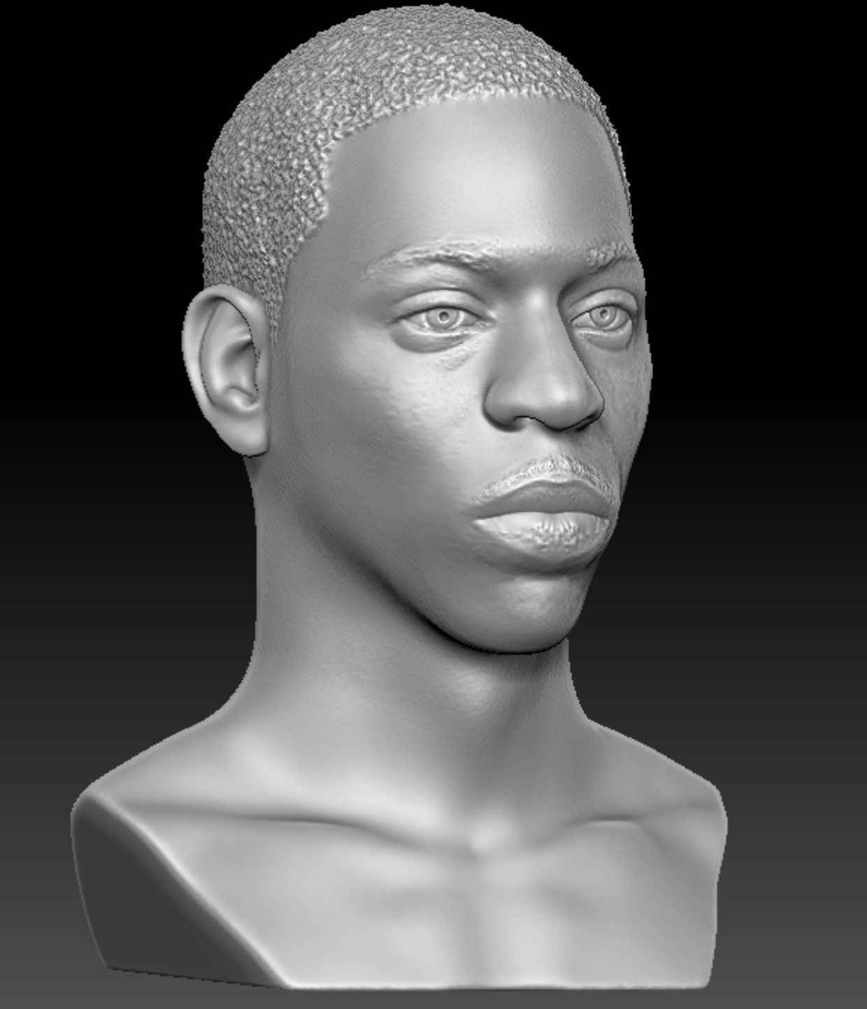 Young Dolph Bust 3d print ready model 3D print model_2