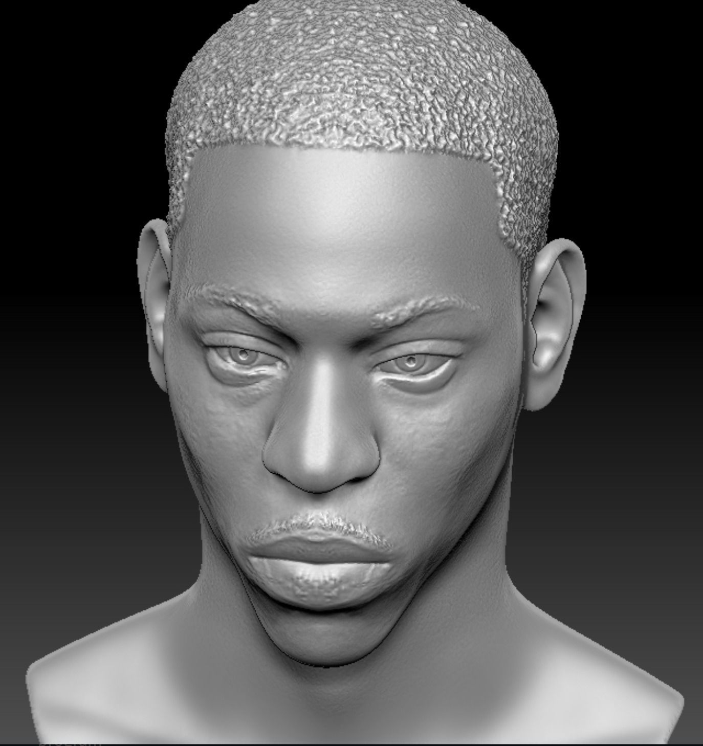 Young Dolph Bust 3d print ready model 3D print model_4