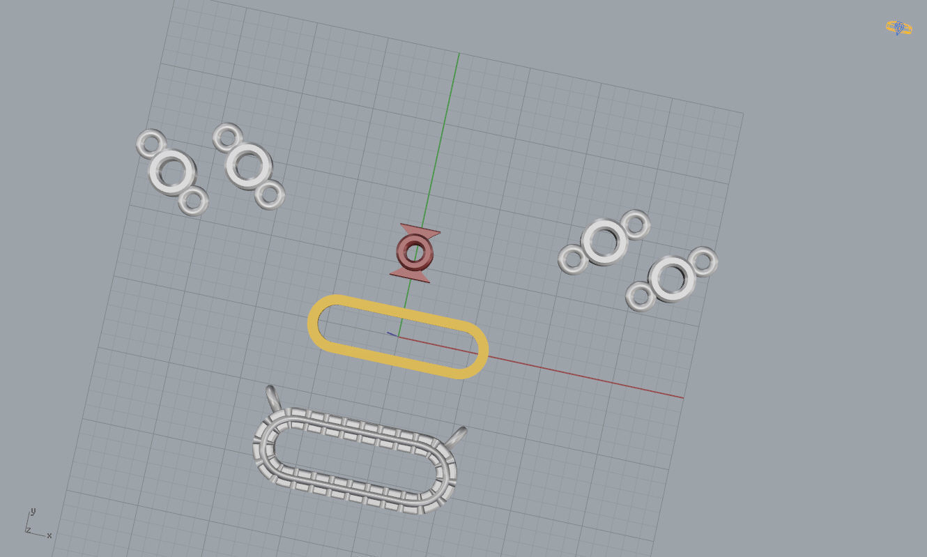 Messika Move Pendant 3D print model_6