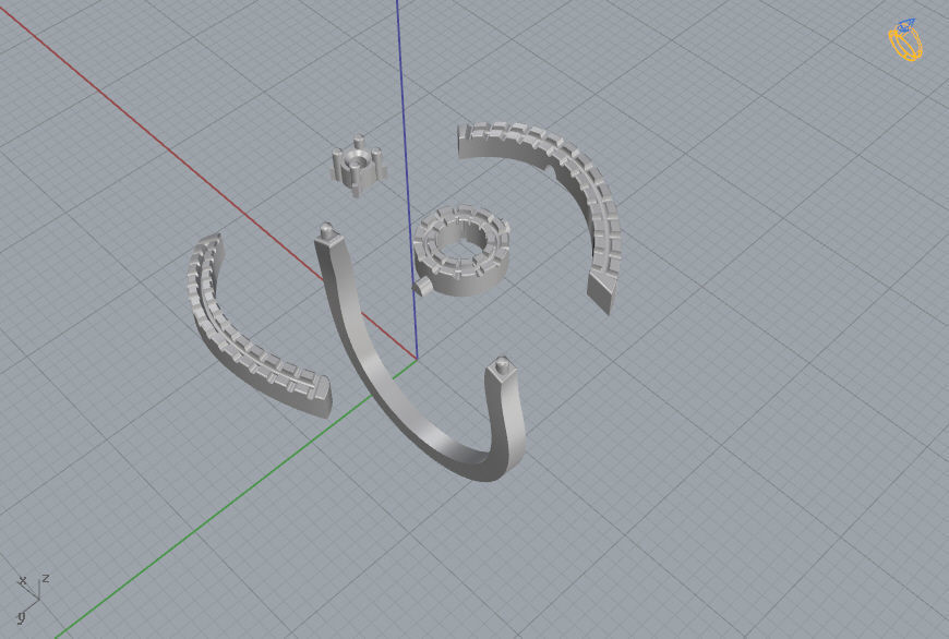 Messika Lucky Eye Ring 3D print model_13